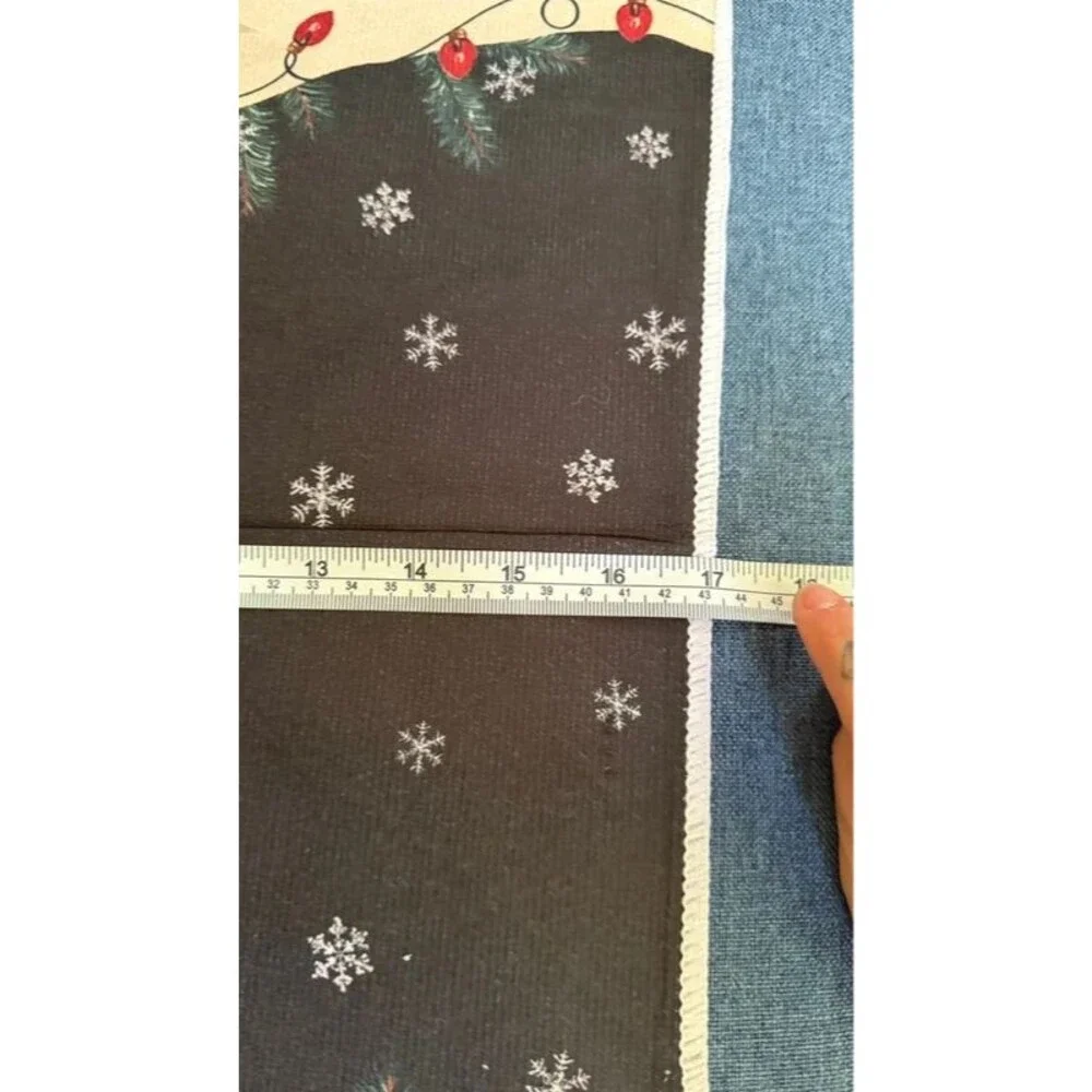 Cute Black Cat Christmas Kitchen Towel | Holiday Cat Decor | 17” x 26”